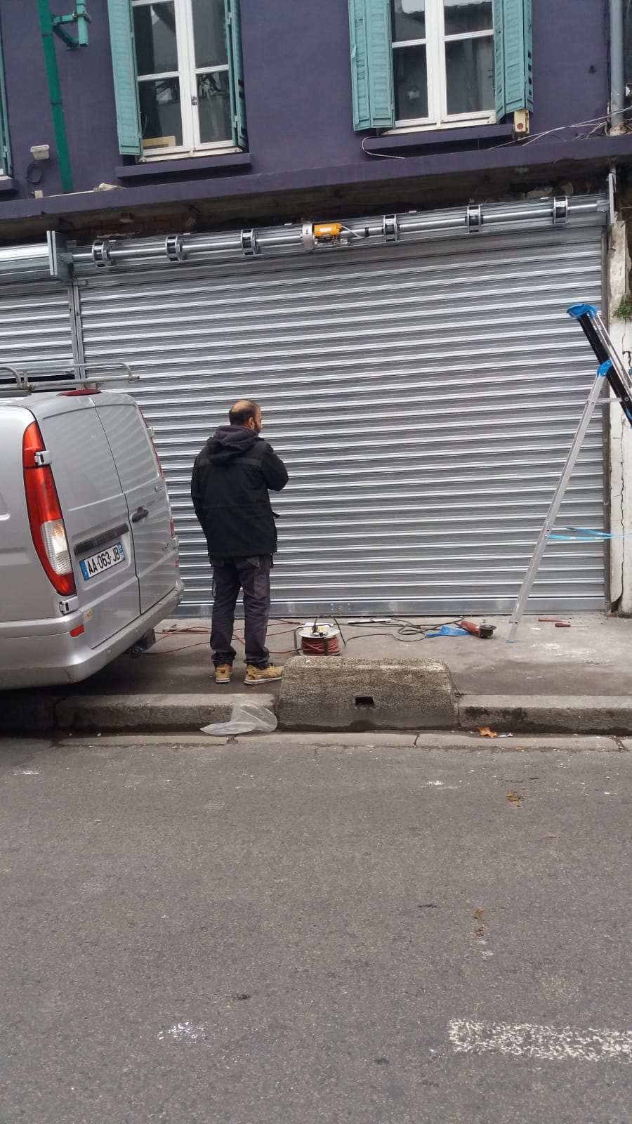 déblocage rideau métallique